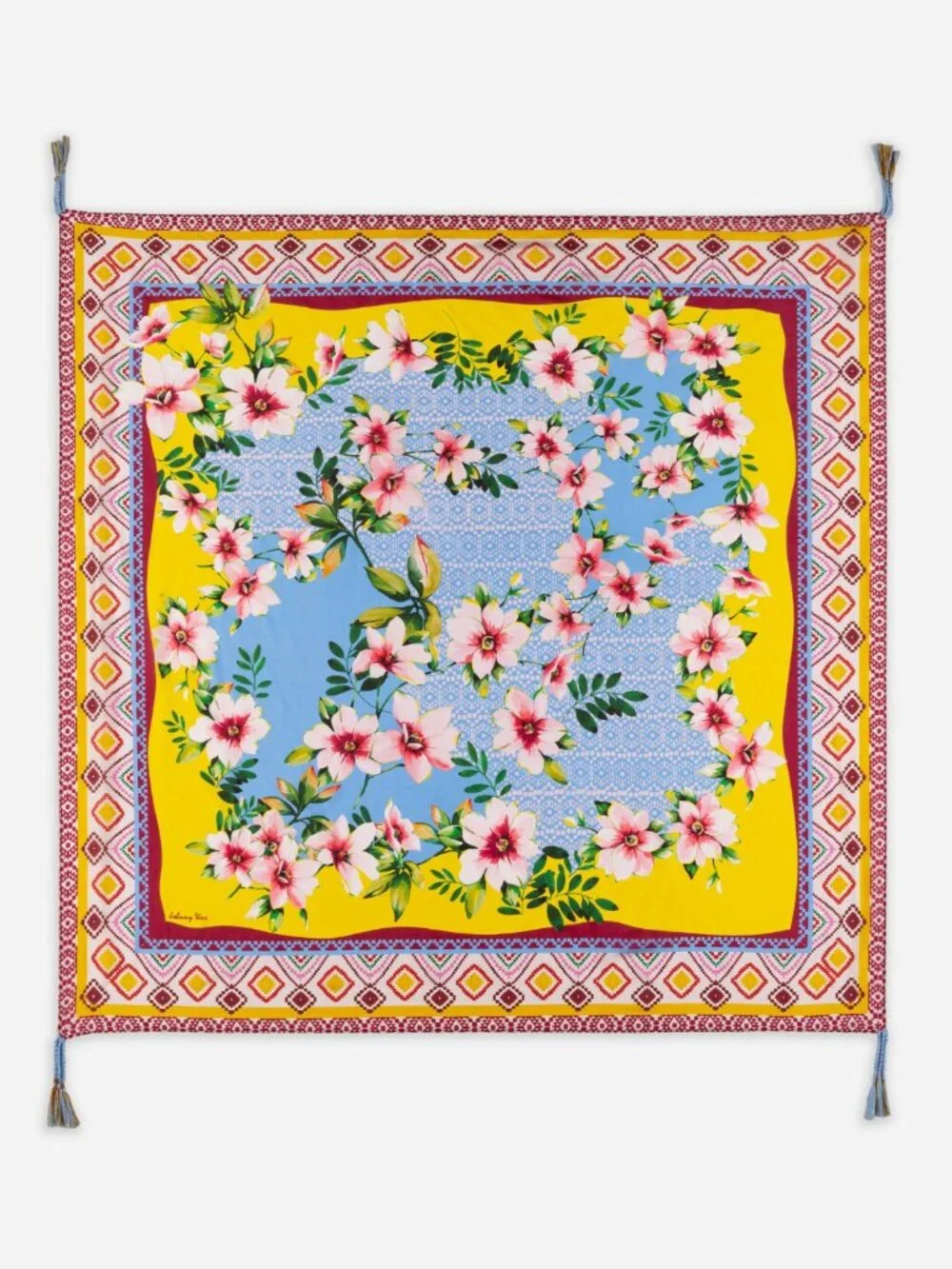 Johnny Was 100% Silk Scarf